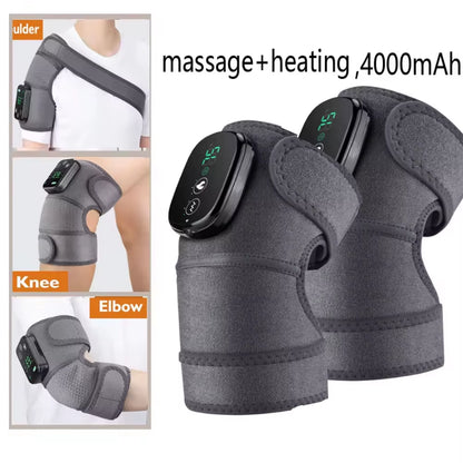 Multifunction Leg Knee Massager Joint Heating Vibration Massage Elbow Shoulder Support Thermal Knee Pad Blood Circulation
